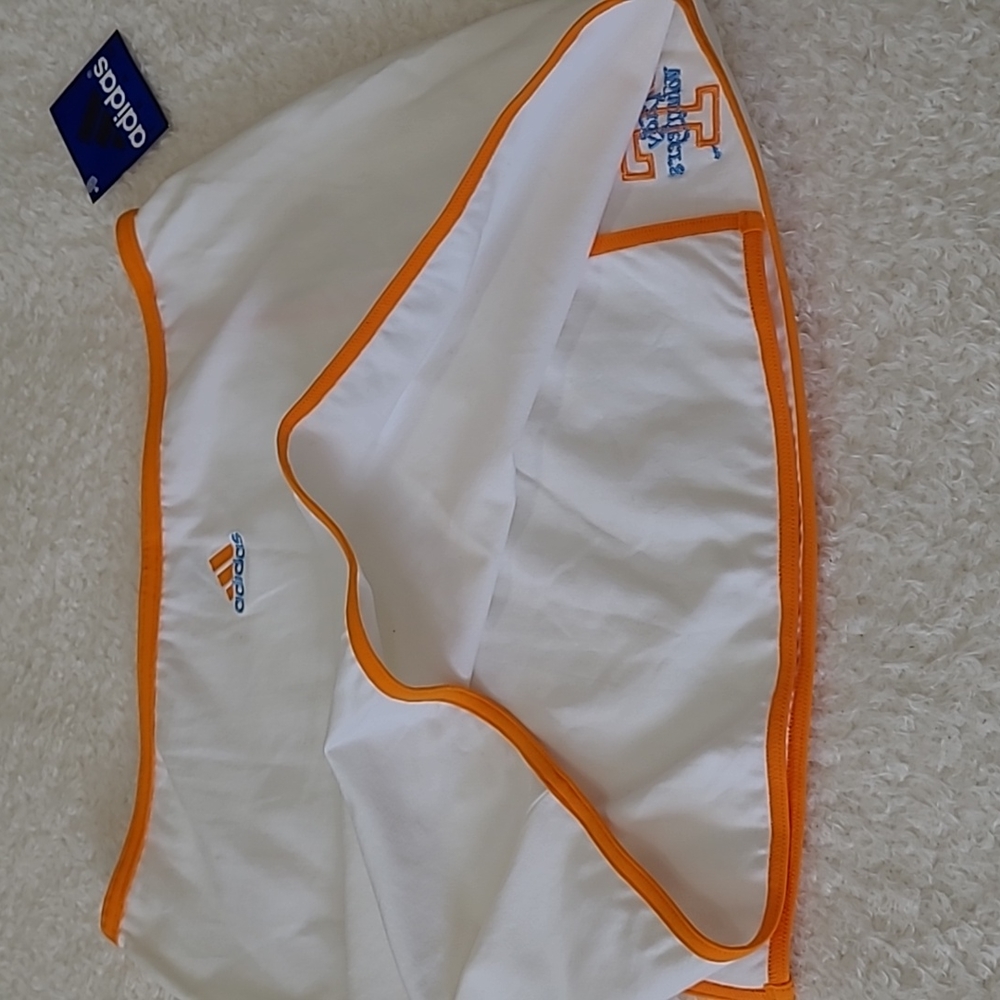 RARE Vintage Tennessee Lady Vols NEW Adidas UT Tennis Skirt Orange White Logo XL - Picture 4 of 13